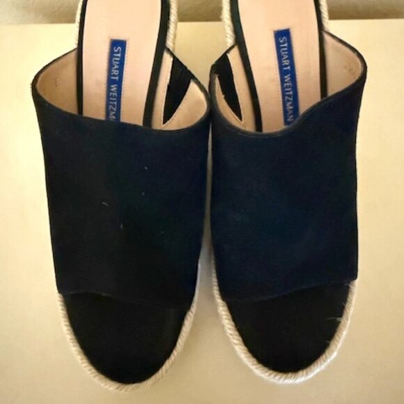 Stuart Weitzman Shoes - Stuart Weitzman Womens Pink 3/4" Platform Goring Marabella Wedge Leather Sandals